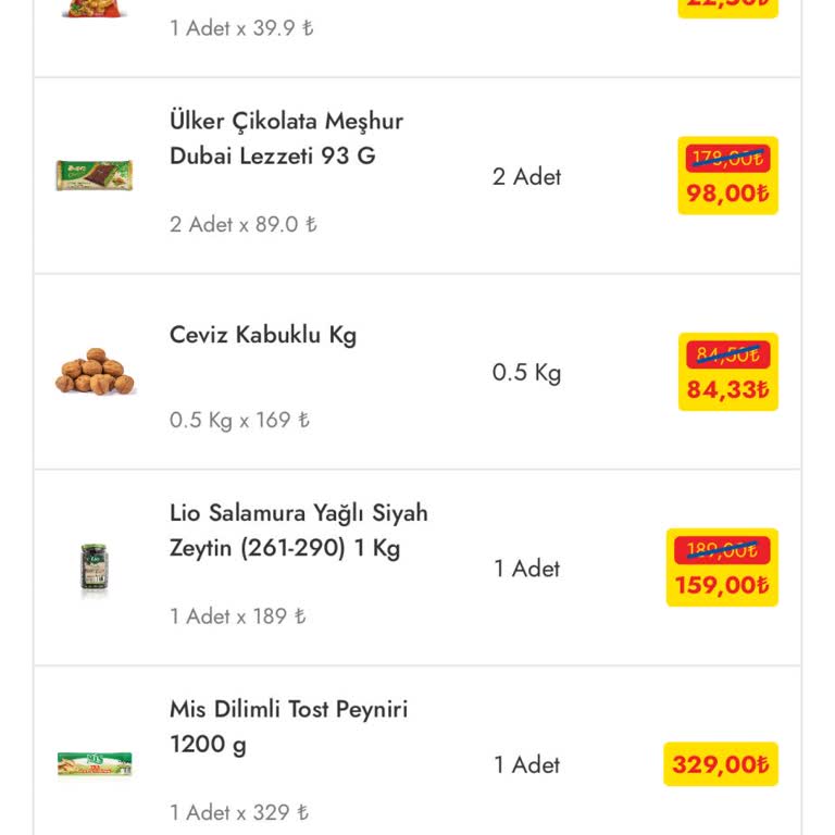 Şok Cepte Siparişlerinde Eksik Ürün Ve Para İadesi Sorunu