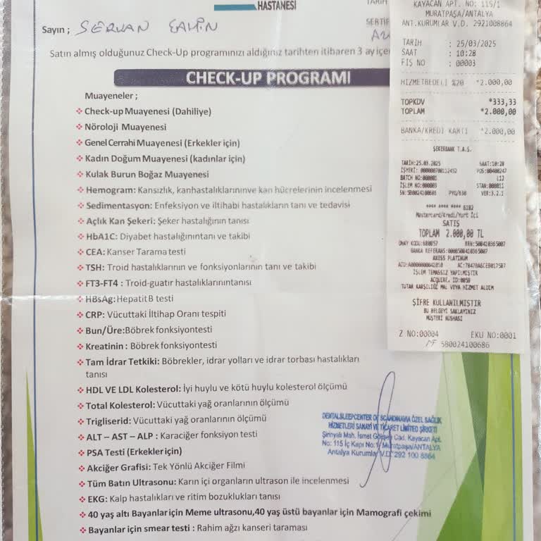 Check-up Satışı Sonrası Hastanenin Kapanmasıyla Mağduriyet