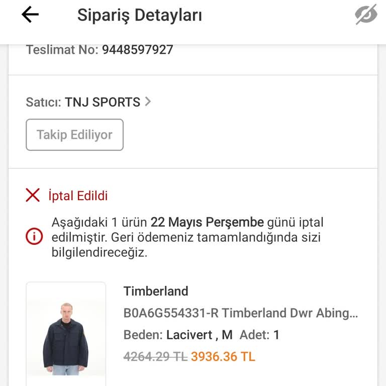 İptal Edilen Siparişimde İade Yapılmadı, Paramı Alamıyorum