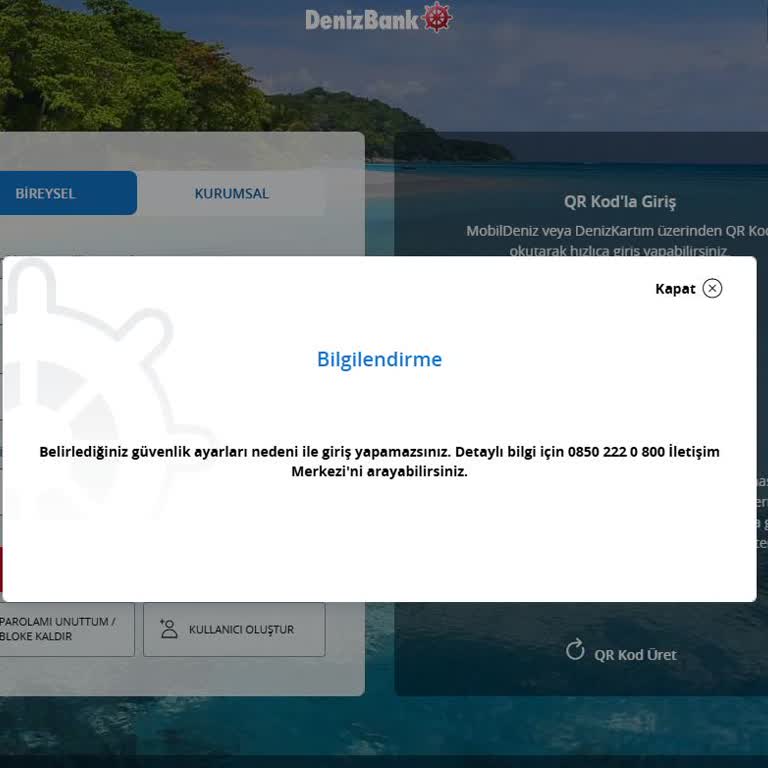 Güvenlik Ayarları Nedeniyle Uygulamaya Erişemiyorum, Destek Alamıyorum