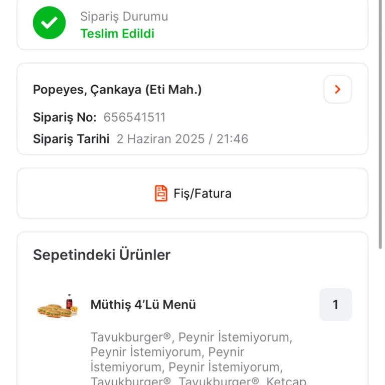 Siparişim Teslim Edilmedi, Müşteri Hizmetleri Çözüm Sunmadı