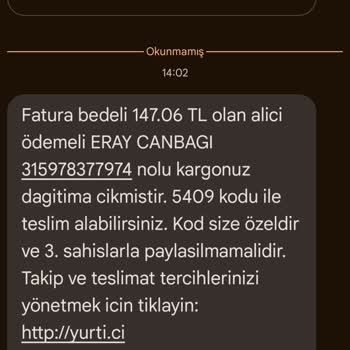 Ücretsiz Kargo Vaadine Rağmen Kargo Ücreti Alındı