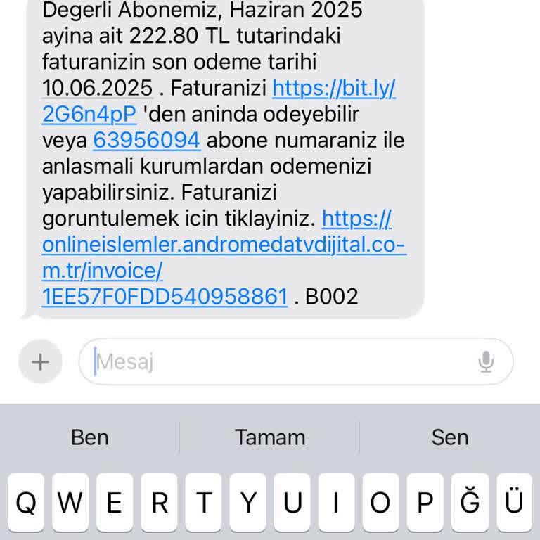 Kullanmadığım Hizmet İçin Fatura Şoku Ve Ulaşılamayan Müşteri Hizmetleri