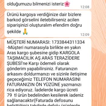 Yanlış Beden Gönderimi Ve Yetersiz Müşteri Hizmetleri Nedeniyle Mağduriyet