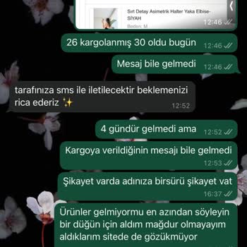 Zoom Butik'ten Sipariş Mağduriyeti Ve Yanıltıcı Bilgilendirme