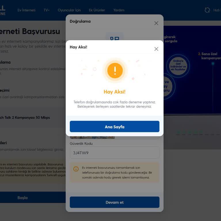 Superonline Altyapı Sorgulamada Telefon Numarası Engeliyle Kampanya Yapılamıyor