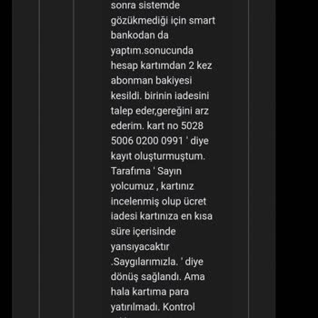 Çift Abonman Ücreti Kesildi, Para İadesi Yapılmıyor