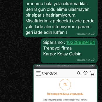 Siparişim Zamanında Teslim Edilmedi, Firma Ve Kargo İlgisiz