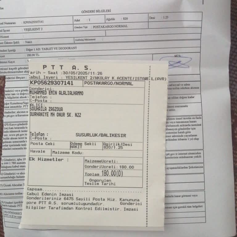 Kargom Eksik Teslim Edildi, Deodorantım Kayıp