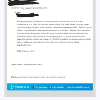 Kablo Net İnternet Kesintilerinde Fatura Mağduriyeti