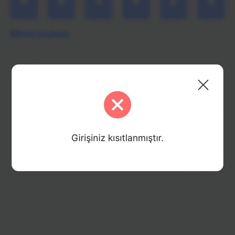 Hesap Kısıtlaması Nedeniyle Parama Ulaşamıyorum