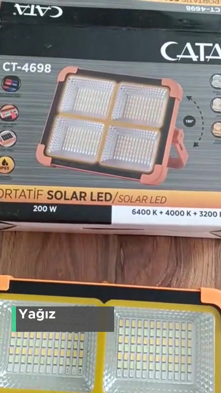 Cata LED Güneş Enerjili Ürün Şarj Sorunu! videonun kapak resmi