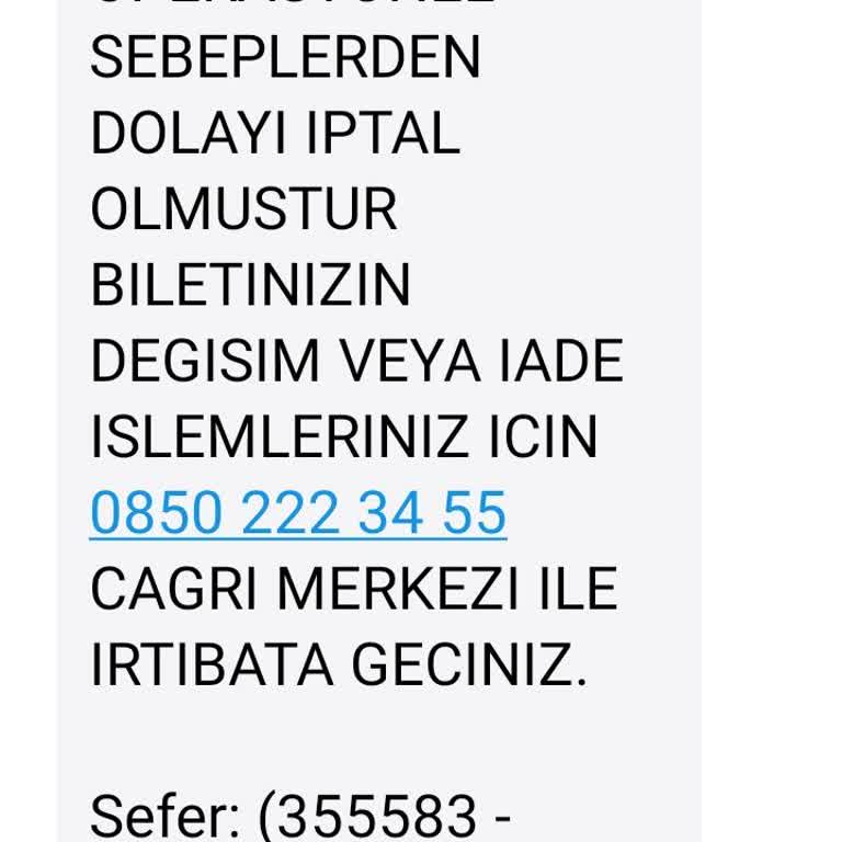 Bayram Arifesinde Bilet İptali Ve Koltuk Değişikliği Mağduriyeti