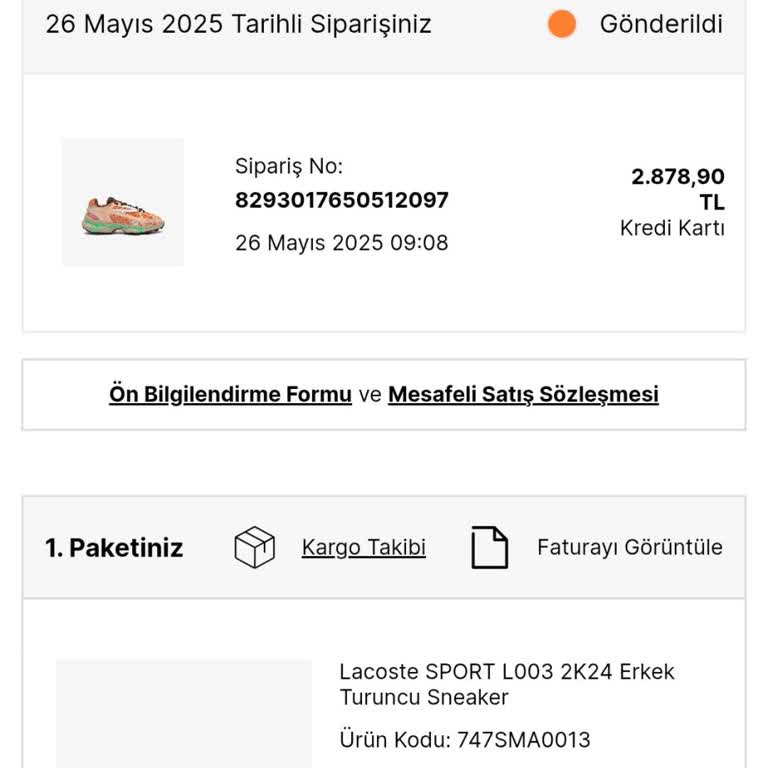 Siparişimin Kargoya Teslim Edilmemesi Ve Yetersiz Müşteri Hizmetleri Deneyimi