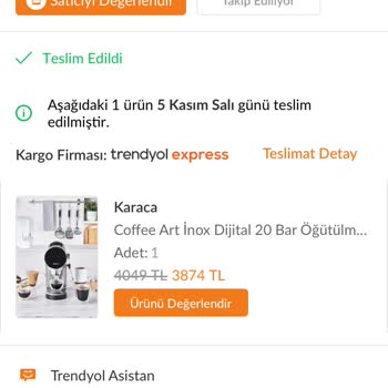 Espresso Makinesi Arızası Ve Servis Sürecinde Yaşanan Sorunlar
