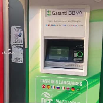 Garanti BBVA ATM'de Param Sıkıştı!