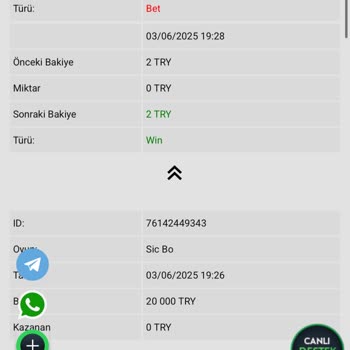 Pragmatic Play Sic Bo Oyununda 20.000 TL Kazancım Sisteme Yansıtılmadı