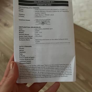 İkinci Kullanımda Patlayan Saç Şekillendirici Hayal Kırıklığı