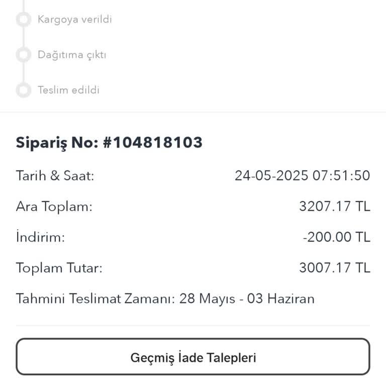 Bayram Öncesi Siparişim Teslim Edilmedi, Canlı Destek Ve Müşteri Temsilcisi Ulaşılamıyor