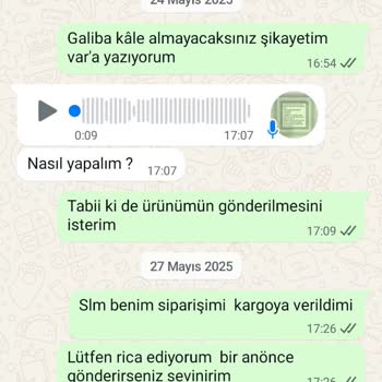 Ürünüm Gönderilmedi, Tehdit Edildim!