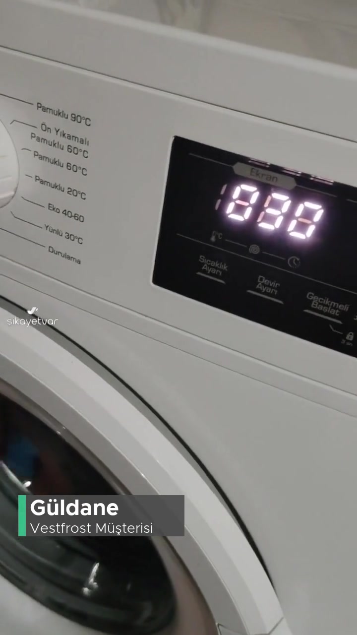 Vestfrost Çamaşır Makinesi Temiz Yıkamıyor! videonun kapak resmi