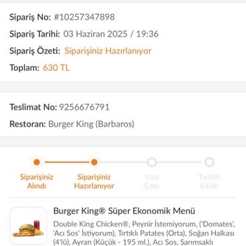Burger King Siparişi Saatlerce Gecikti, Mağduriyetimiz Giderilmiyor