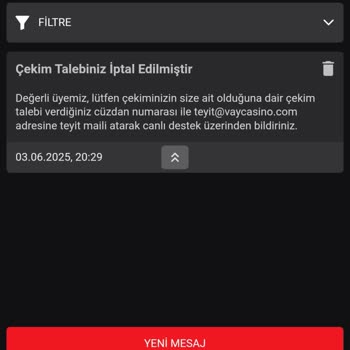Vaycasino Param Hesabımda Bloke Edildi, Çekim Yapamıyorum