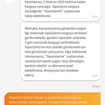 Yanıltıcı Kargo Süresi Ve Fiyat Güncellemesi Nedeniyle Mağduriyet