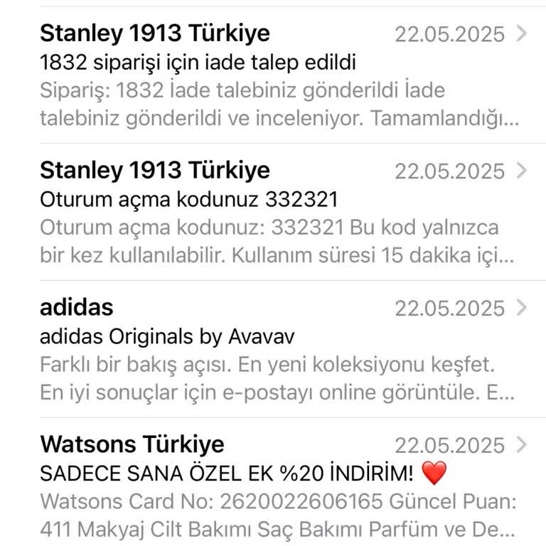 İade Talebime Stanley 1913 Türkiye'den Dönüş Yapılmıyor, Süre Dolmak Üzere