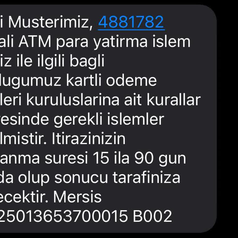 ATM Paramı Yuttu Ödemelerim Gecikti Çözüm Bekliyorum