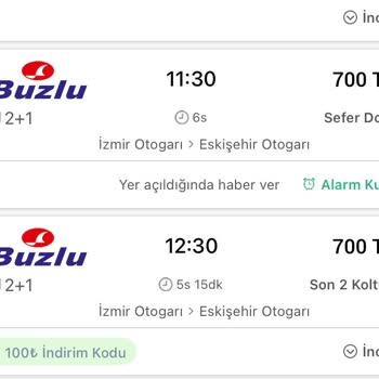 Bilet Saati Ve Seyahat Süresi Değişikliği İle Kötü Hizmet Deneyimi