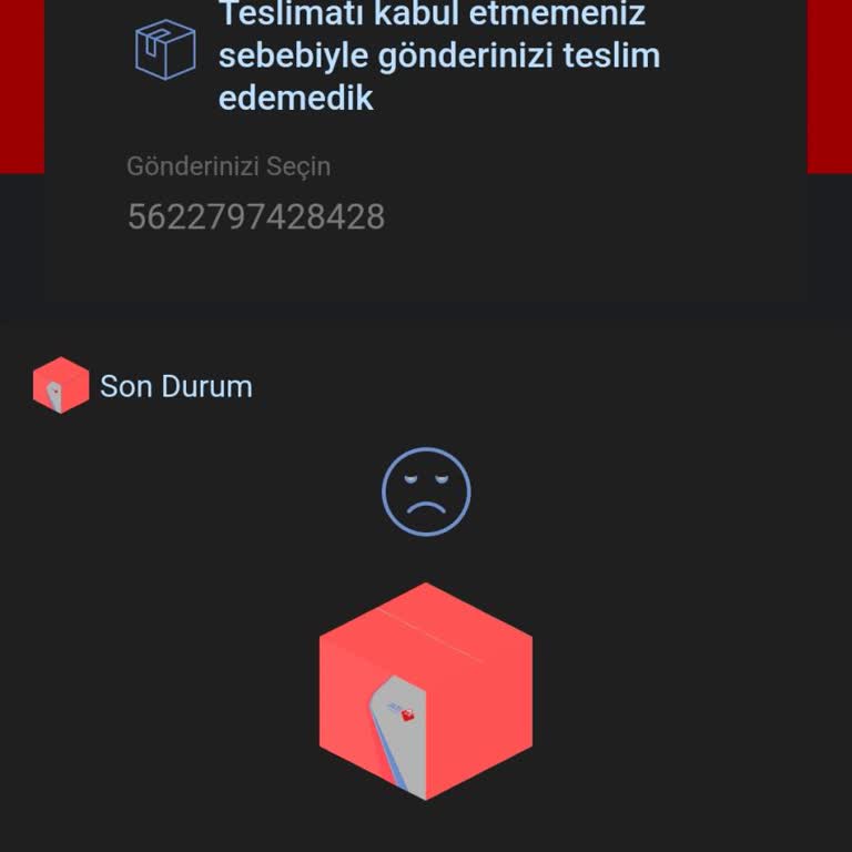 Kargo Teslimatı Beklerken Teslim Edilmedi Bildirimi Aldım