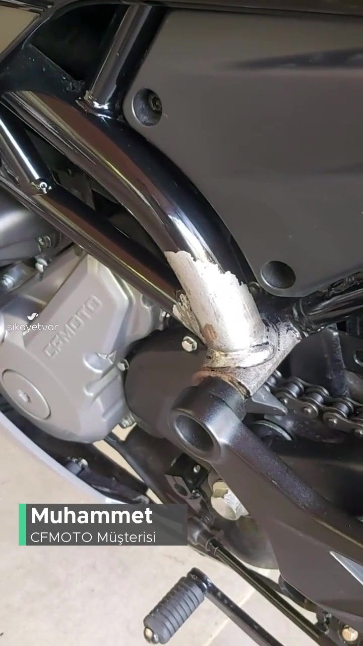 CFMOTO 250SR Şasede Paslanma Ve Boya Dökülmesi Sorunu! videonun kapak resmi