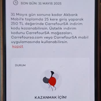 Kampanya Kodu Verilmedi, Mağdur Edildim