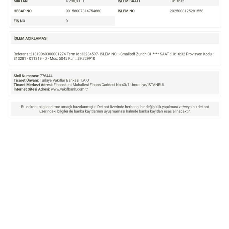Deneme Süresi Sonunda Bilgilendirme Yapılmadan Kartımdan Para Çekildi