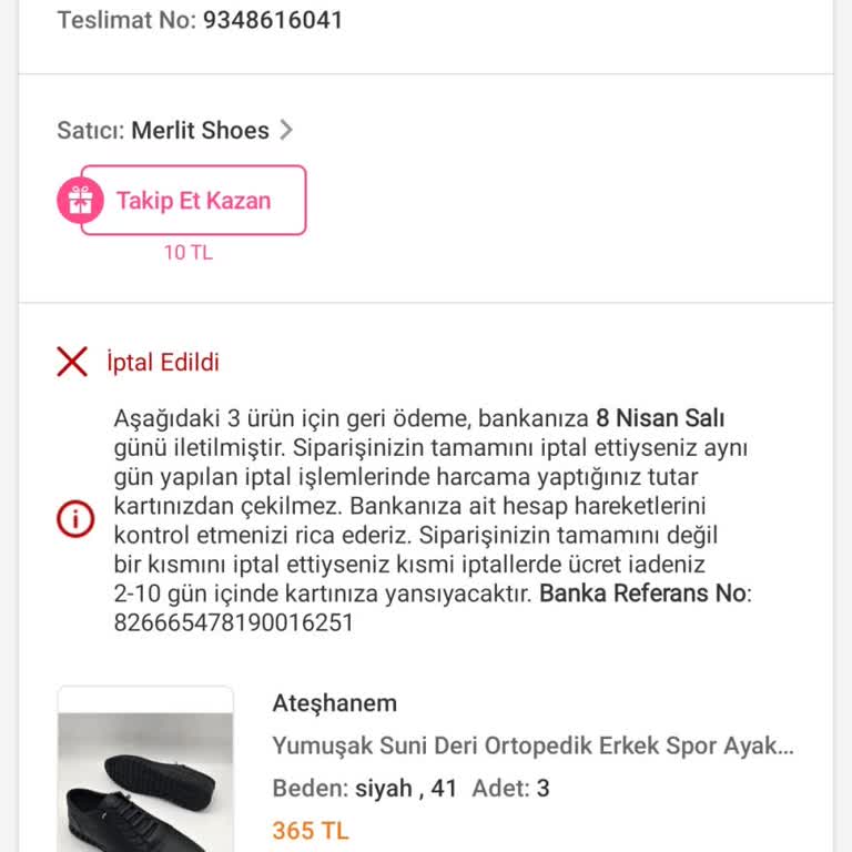 Yanlış Numara Siparişi Sonrası Para İadesi Talebi