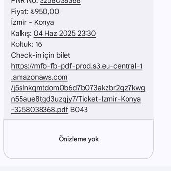 Onayım Olmadan Koltuk Numaram Değiştirildi
