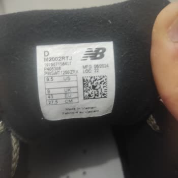 Satın Aldığım NB Ayakkabıda Kullanılan Malzeme Hakkında Bilgi Talebi