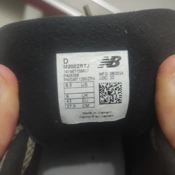 Satın Aldığım NB Ayakkabıda Kullanılan Malzeme Hakkında Bilgi Talebi