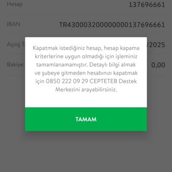 Marifetli Hesabımı Kapatamıyor Ve Sürekli Kesinti Yaşıyorum