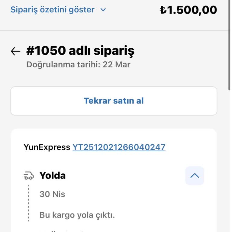Siparişim Kayıp İletişim Yok Sürekli Oyalandım