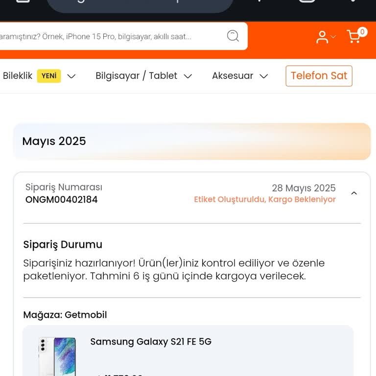 Siparişim 8 Gündür Kargoya Verilmedi, Bilgilendirme Yapılmıyor