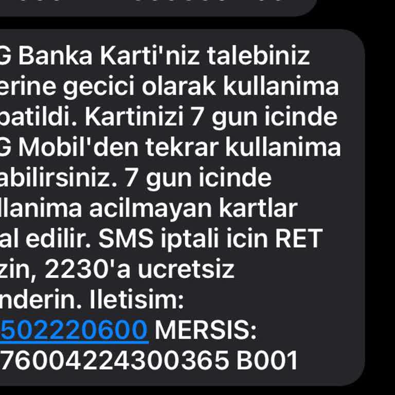 Gece Gelen Mesaj Sonrası Hesap Ve Kart Blokesiyle Mağduriyet