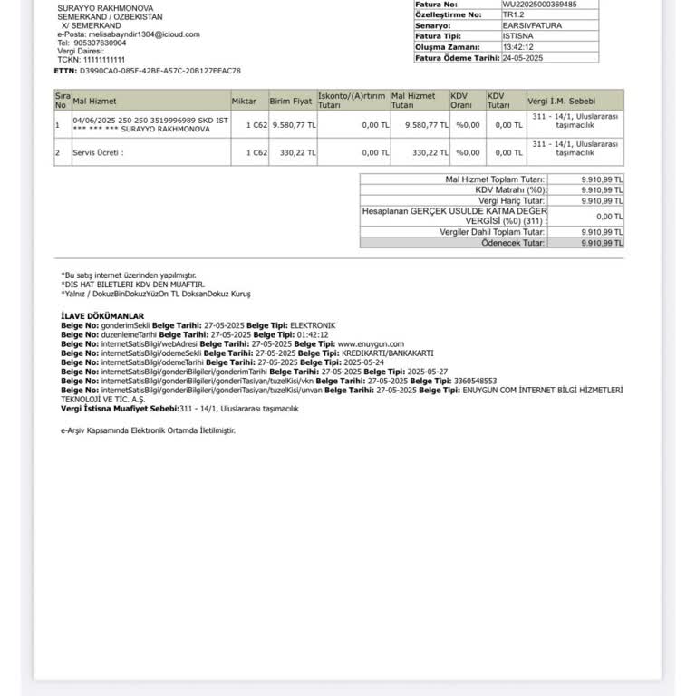 Yanlış Soyad Nedeniyle Bilet İptali Ve İade Sorunu Yaşadım