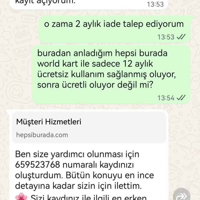 Hepsiburada Premium Üyelik Ve Hepsipay Kart Sorunları Nedeniyle Mağduriyet Yaşıyorum