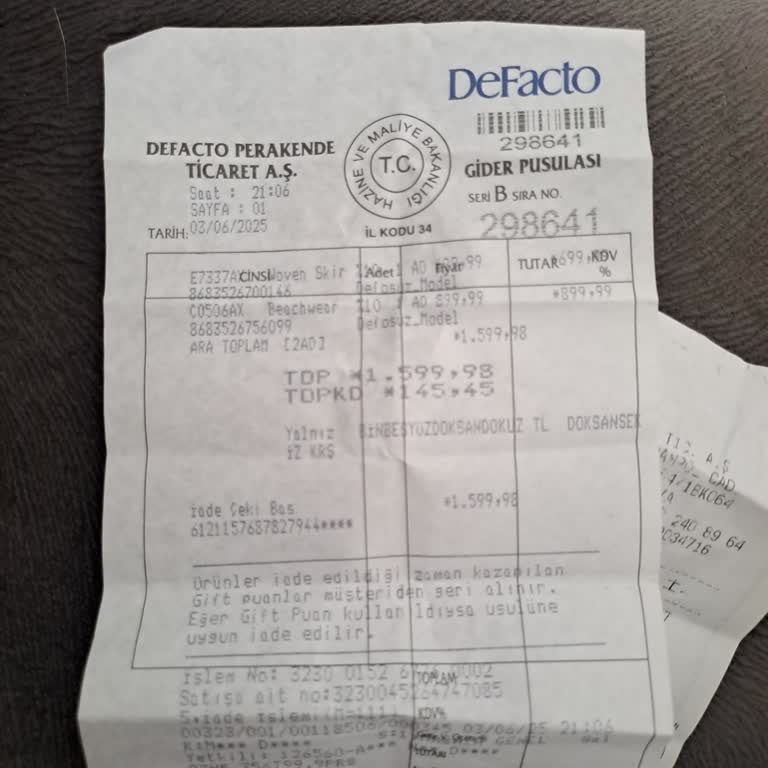 DeFacto MarkAntalya Şubesinde İade Prosedüründe Yaşanan Zorluk