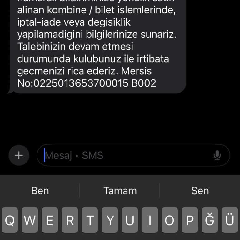 Aile Kampanyasından Yararlanmak İçin Kombine İptal Talebim Reddedildi