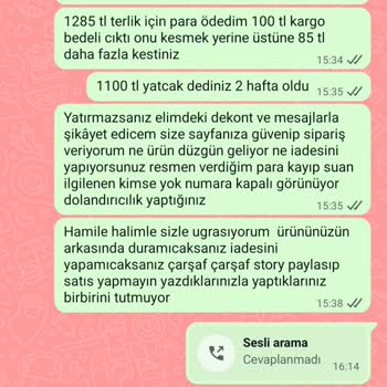 Ücret İadem 12 Gündür Yapılmadı, Param Kayboldu