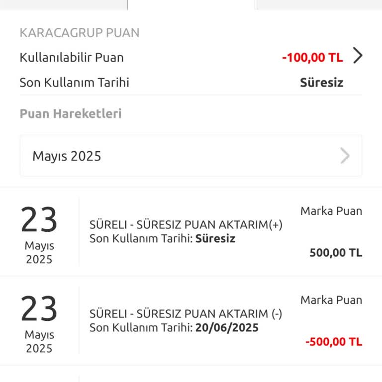 Kazandığım Puanlar Haberim Olmadan Silindi