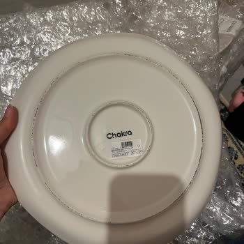 Chakra'dan Aldığım Tabaklar Hatalı Geldi, Müşteri Hizmetleri Yetersiz Kaldı